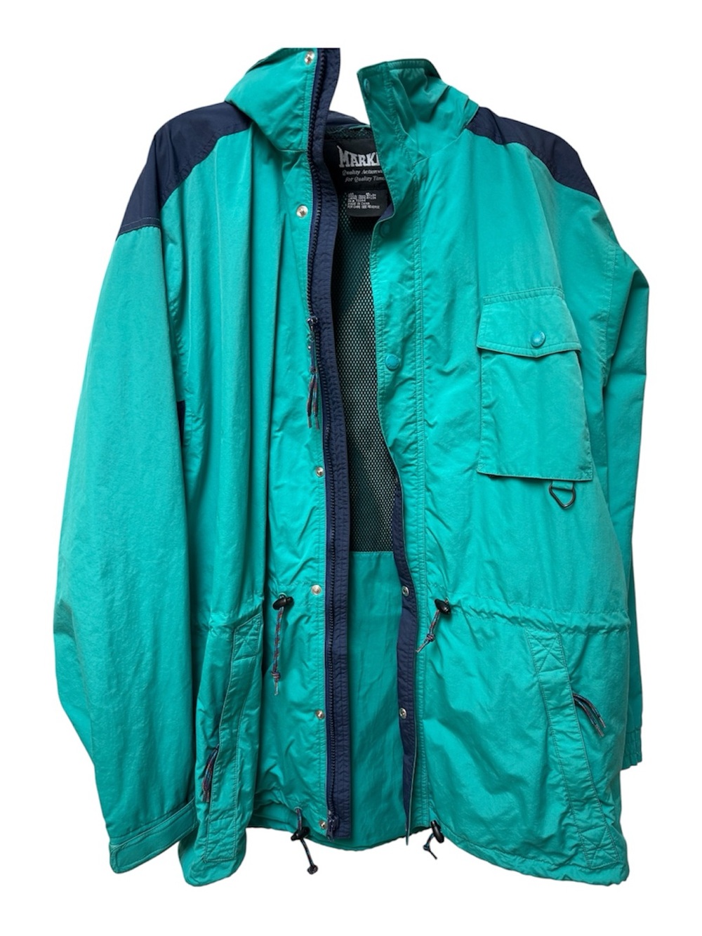 Marker Teal and Navy Ski Jacket - Men